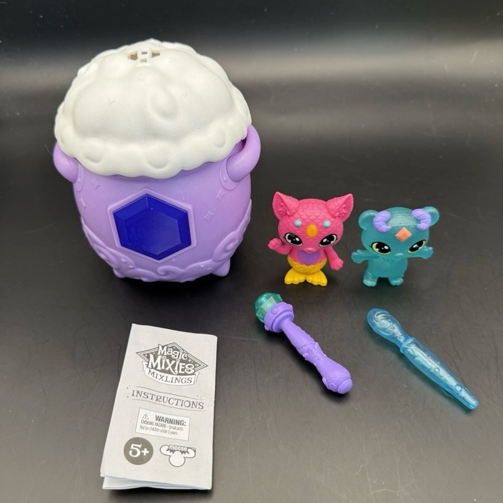 MAGIC MIXIES MIXLINGS SERIES 1 Figures W/ Wands & Cauldron Incl Ultra Rare MERYN